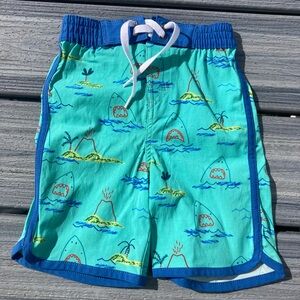 NWOT HANNA ANDERSSON - Island Oasis Board Short Toddler Swimsuit - 2T
